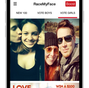 RaceMyFace: Win Prizes just by clicking a selfie