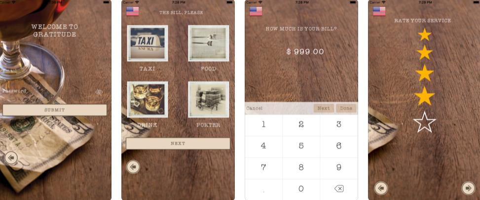 Gratitude Tipping – iphone app review