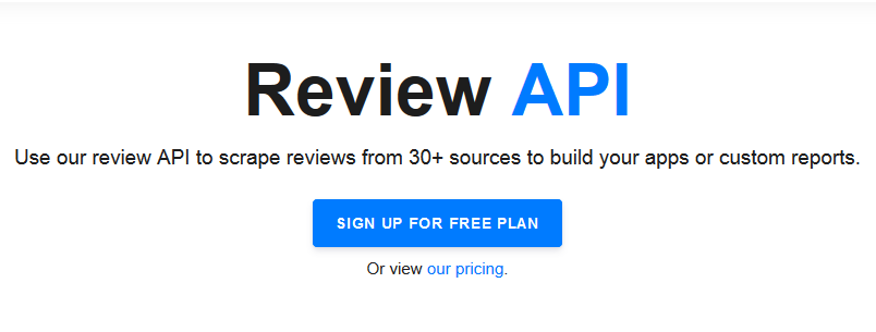 REVIEW API- LET’S DO IT!
