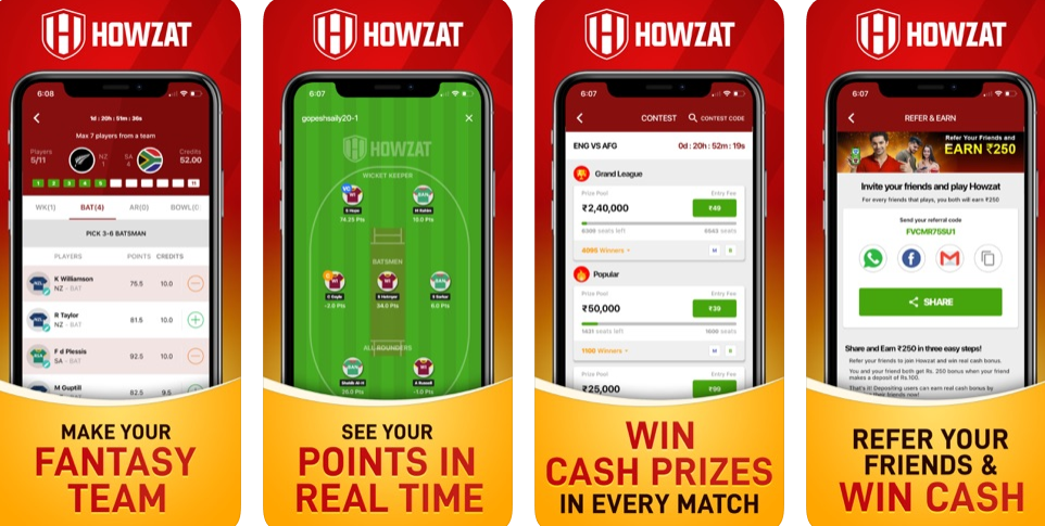 Time to Bag Some Cash with the Leading Fantasy Gaming App Howzat