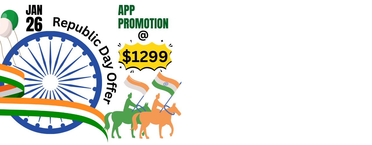 Grasp Republic Day Special App Promotion Offer from App Marketing Plus