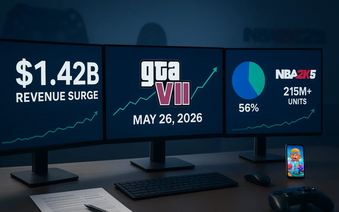 Take-Two Interactive Q1 2026 Earnings: $1.42B Revenue Surge Beats Expectations as GTA VI Approaches