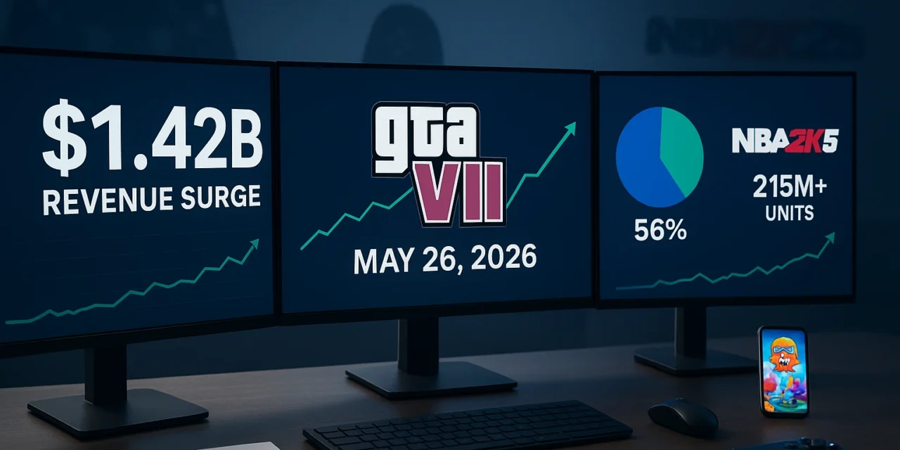 Take-Two Interactive Q1 2026 Earnings: $1.42B Revenue Surge Beats Expectations as GTA VI Approaches