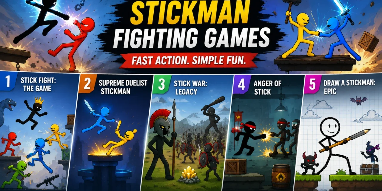 Top 5 Stickman Fighting Games with Fast Action and Simple Fun
