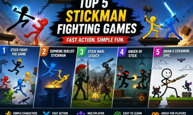 Top 5 Stickman Fighting Games with Fast Action and Simple Fun