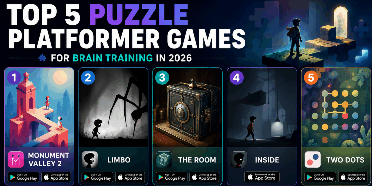 Top 5 Puzzle Platformer Games for Brain Training in 2026
