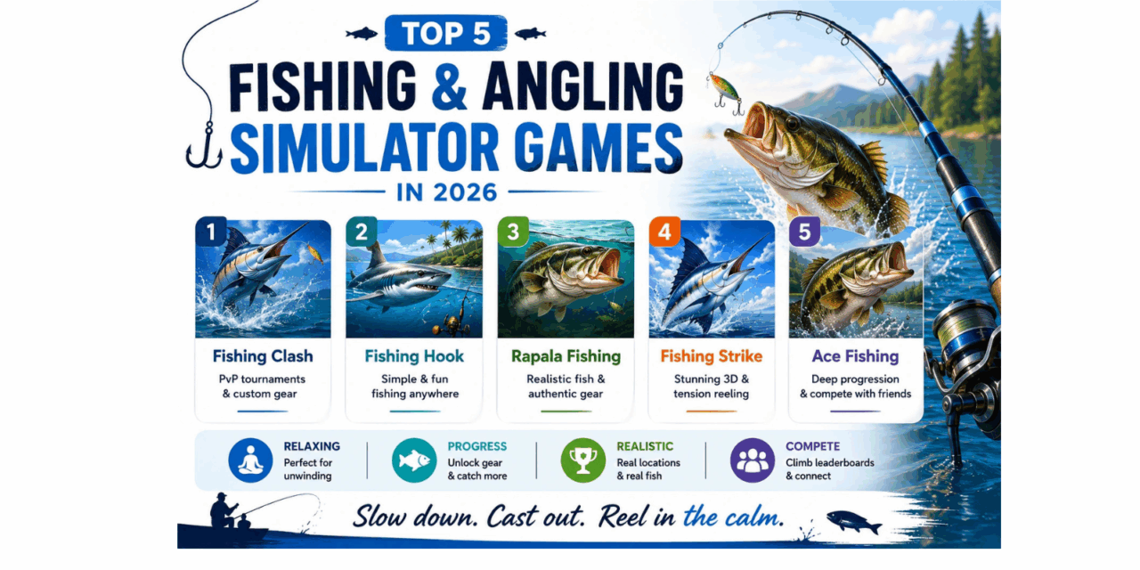 Top 5 Fishing and Angling Simulator Games in 2026