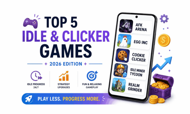 Top 5 Idle and Clicker Games for Mobile in 2026
