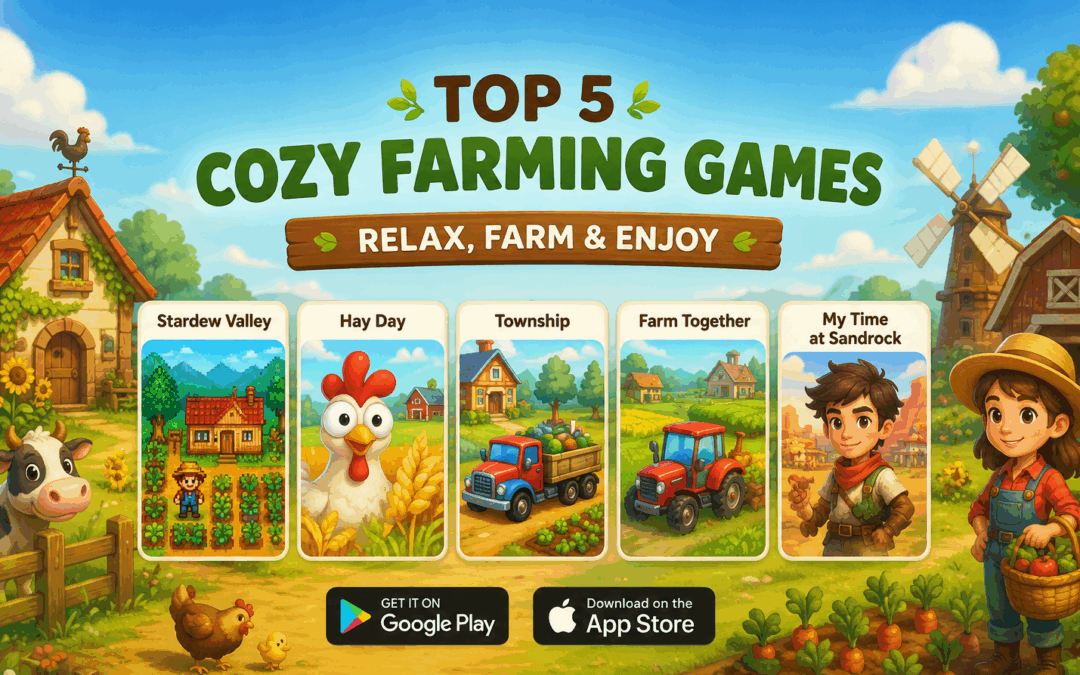 Top 5 Cozy Farming Simulator Games for Relaxed Play
