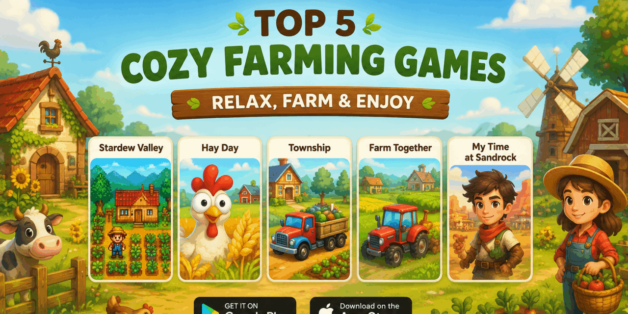 Top 5 Cozy Farming Simulator Games for Relaxed Play