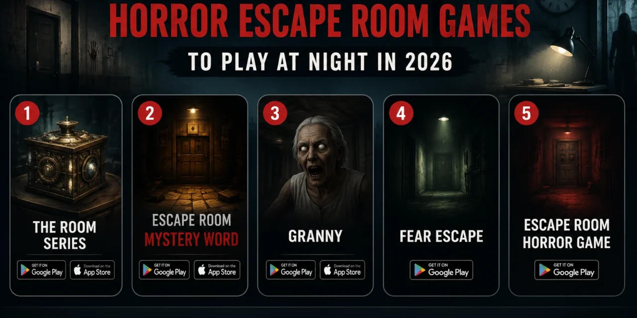 Top 5 Horror Escape Room Games to Play at Night in 2026