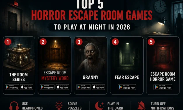 Top 5 Horror Escape Room Games to Play at Night in 2026