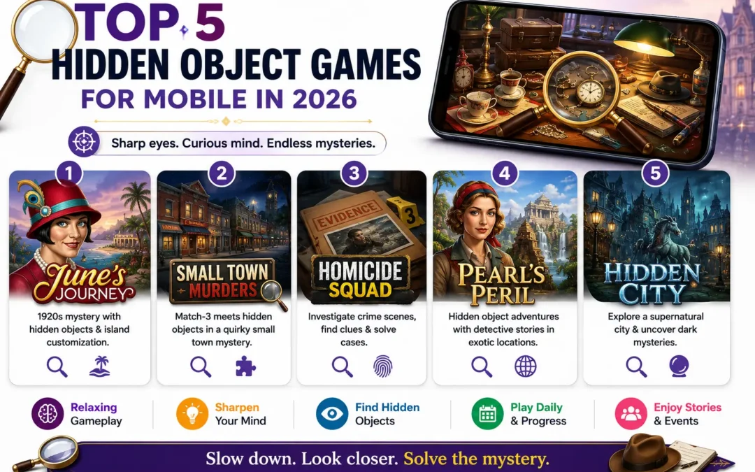 Top 5 Hidden Object Games for Mobile in 2026