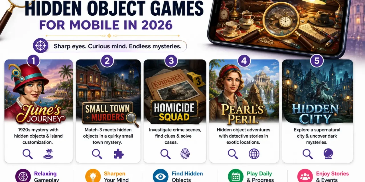 Top 5 Hidden Object Games for Mobile in 2026