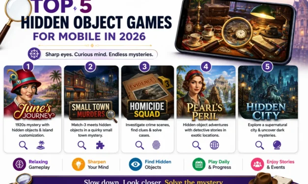 Top 5 Hidden Object Games for Mobile in 2026