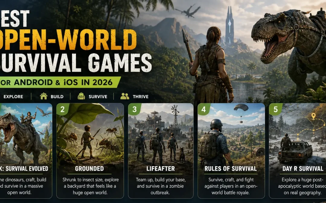 Best Open-World Survival Games for Android and iOS in 2026