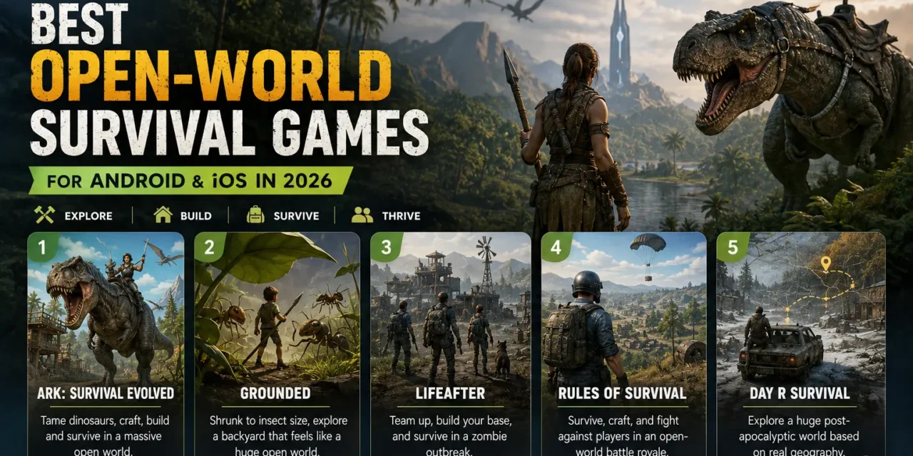 Best Open-World Survival Games for Android and iOS in 2026