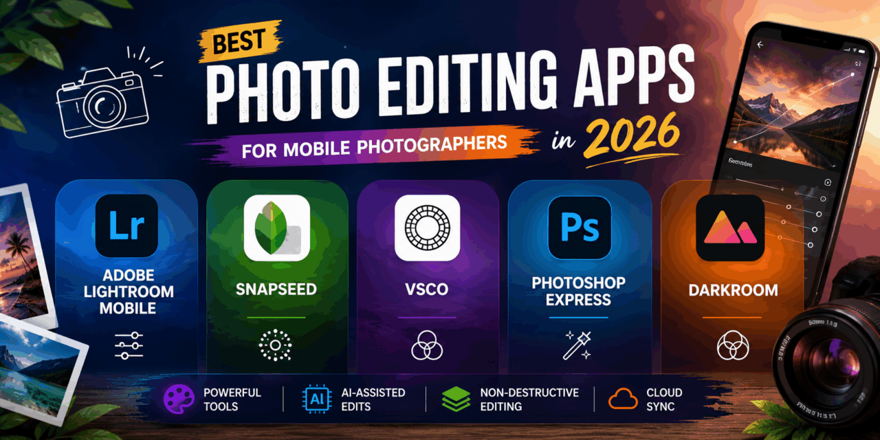 Best Photo Editing Apps for Mobile Photographers