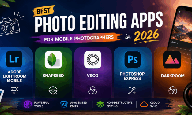Best Photo Editing Apps for Mobile Photographers