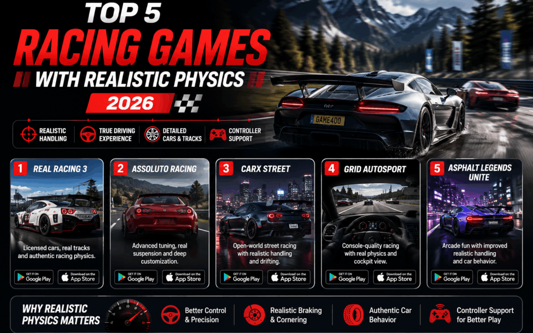 Top 5 Racing Games with Realistic Physics in 2026