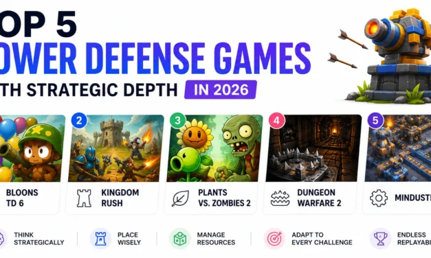 Top 5 Tower Defense Games with Strategic Depth in 2026
