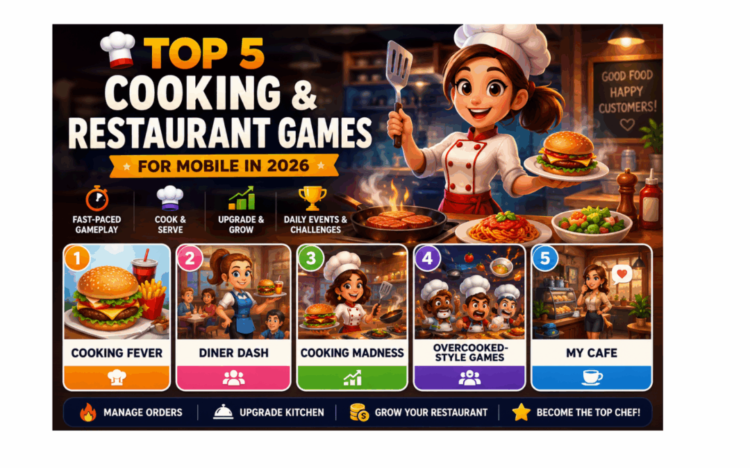 Top 5 Cooking and Restaurant Management Games for Mobile in 2026