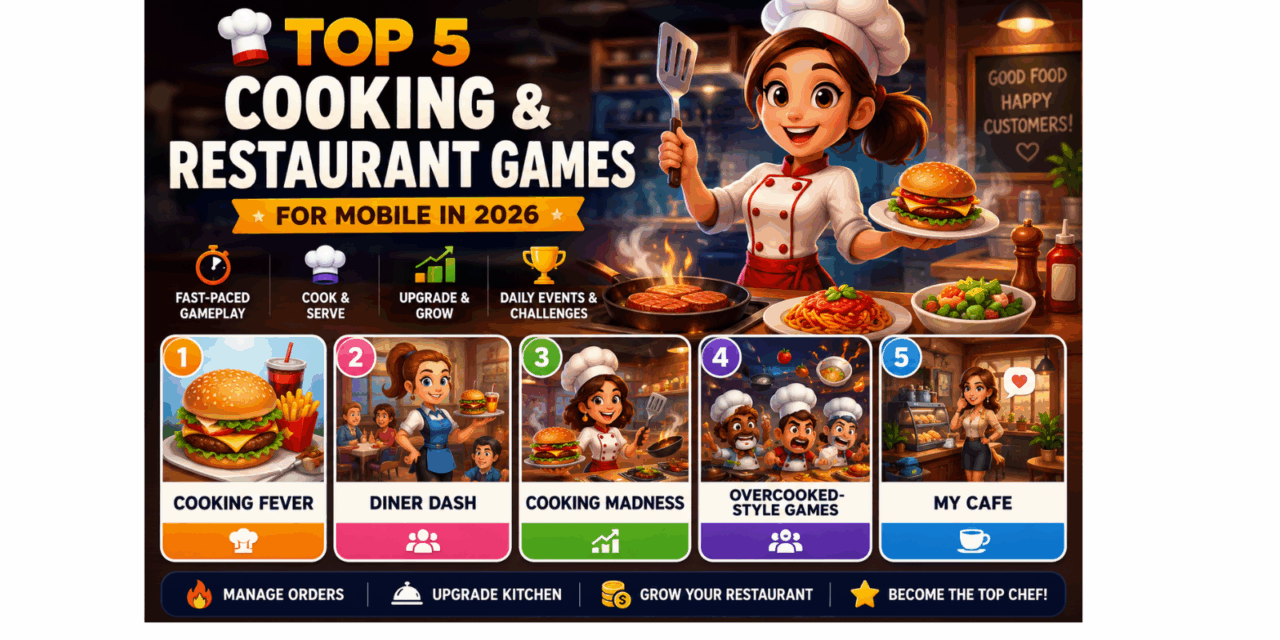 Top 5 Cooking and Restaurant Management Games for Mobile in 2026
