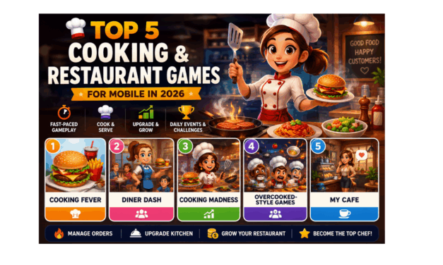 Top 5 Cooking and Restaurant Management Games for Mobile in 2026