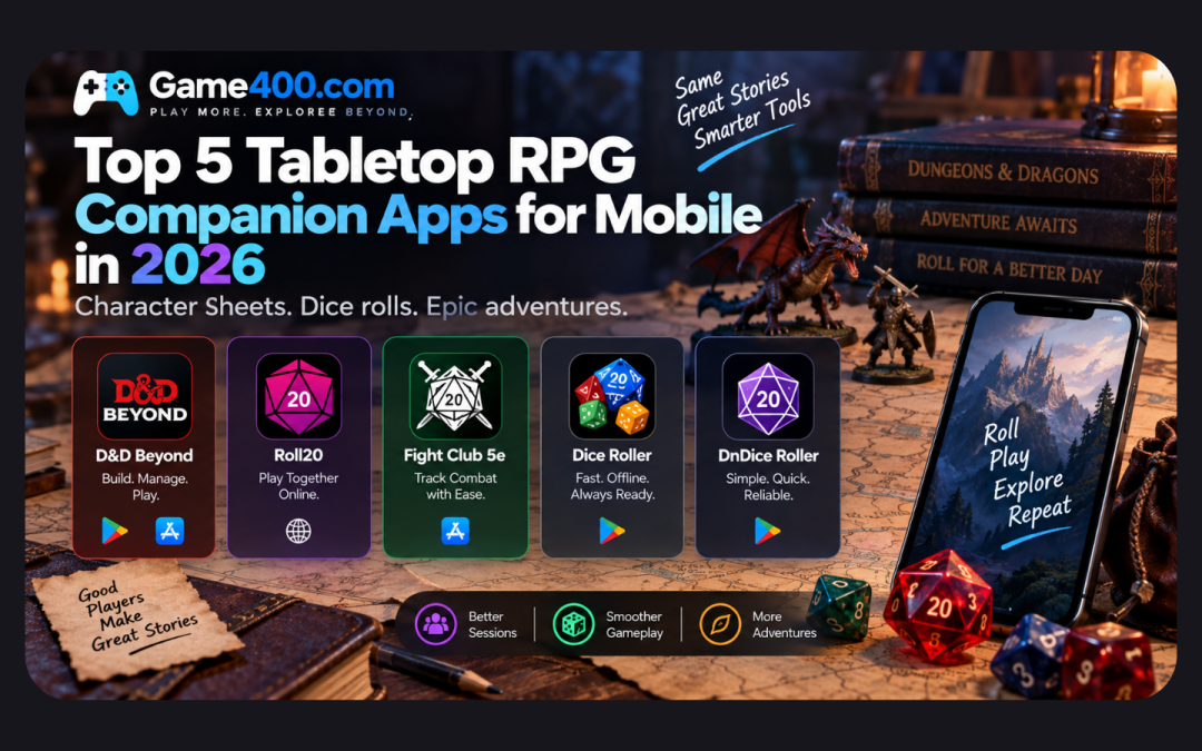 Top 5 Tabletop RPG Companion and Dice Rolling Apps for Mobile in 2026