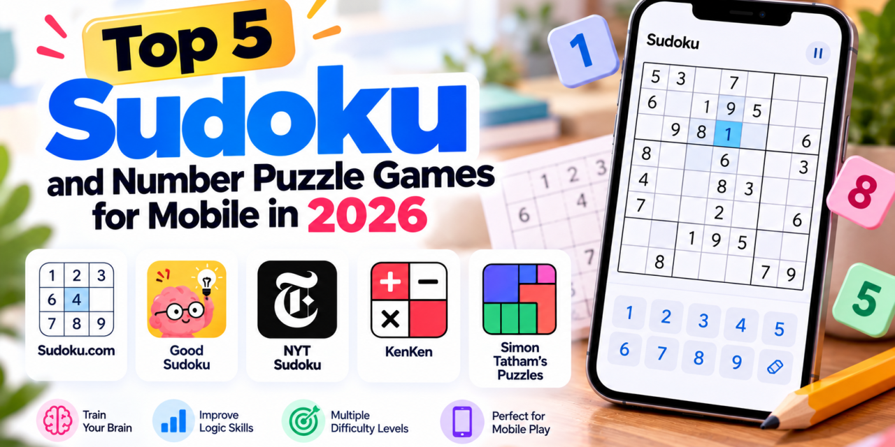 Top 5 Sudoku and Number Puzzle Games for Mobile in 2026